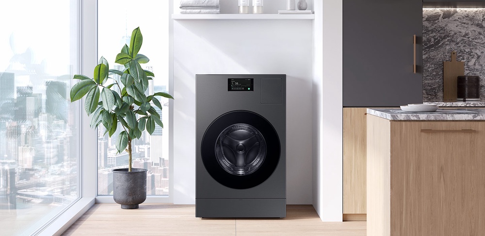 Samsung Bespoke AI Laundry Combo with AI Wash Plus technology and integrated washing and drying functions