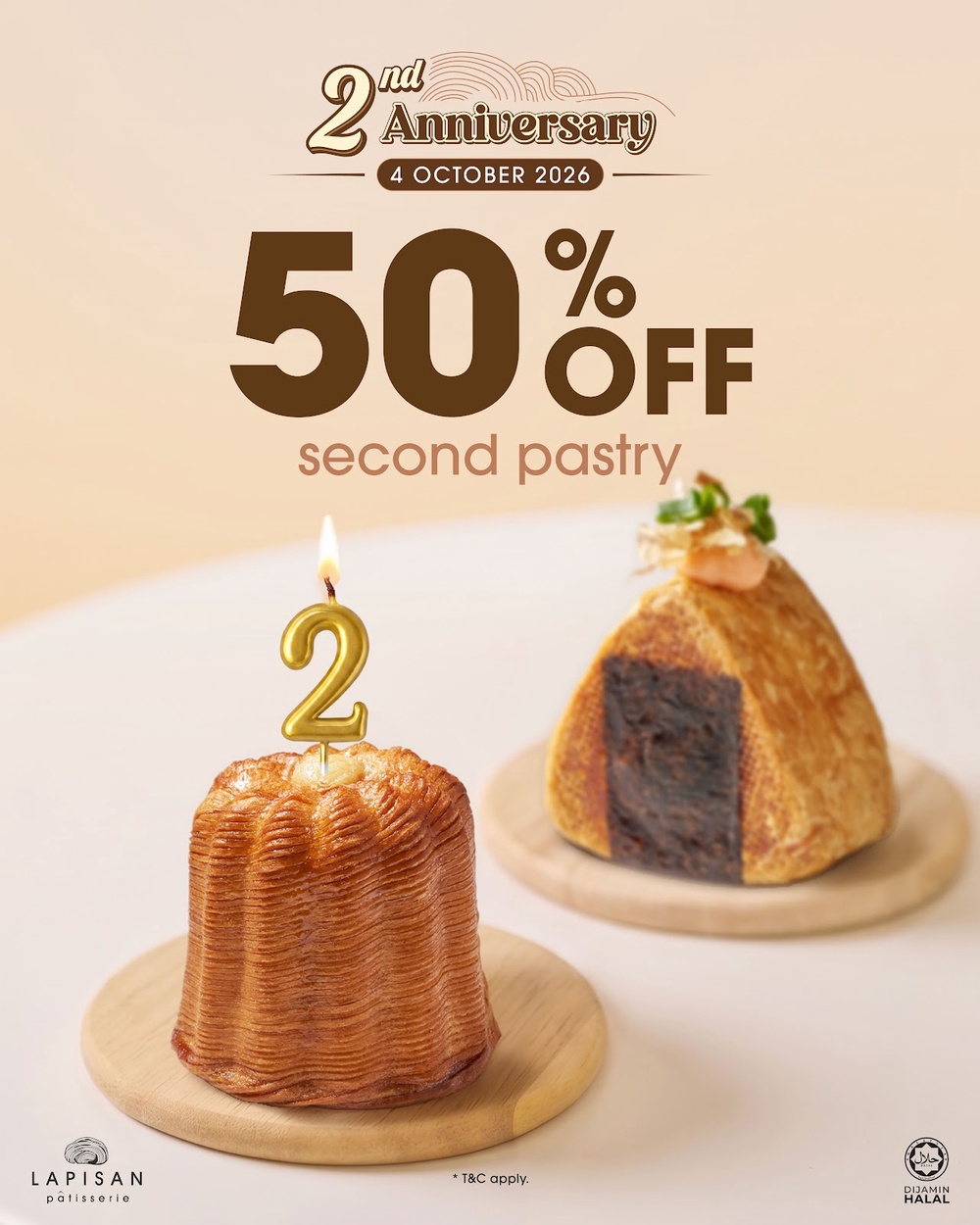 Image from: Lapisan Pâtisserie Turns Two, With A Fresh Chapter Of Offerings