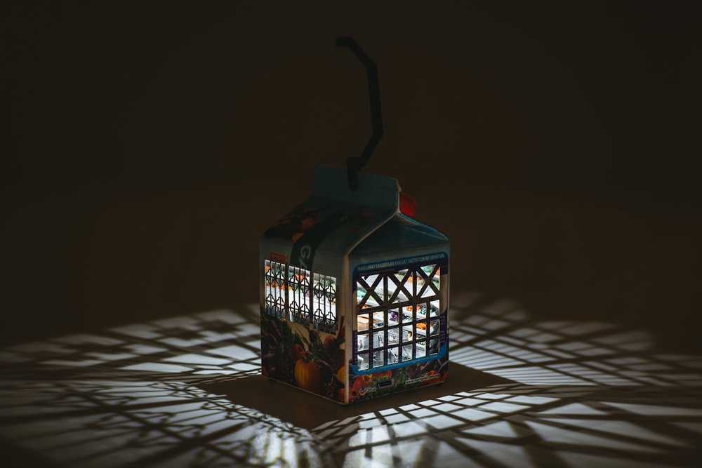 Wandering miniature artwork from Sim Chan's The Infinite-land exhibition