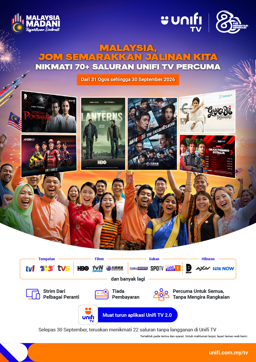 Image from: 大马民众可以免费看Unifi TV的所有频道至9月30日！