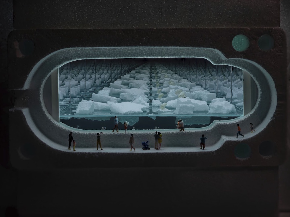 Melting artwork from The Infinite-land miniature exhibition by Sim Chan
