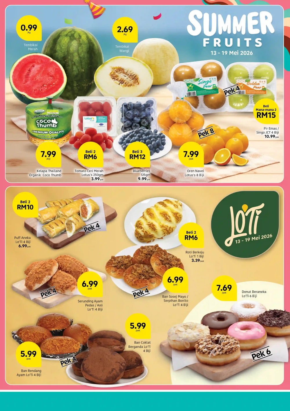 Image from: Lotus's推出Buy 1 Free 1，来看本周都有哪些商品有折扣