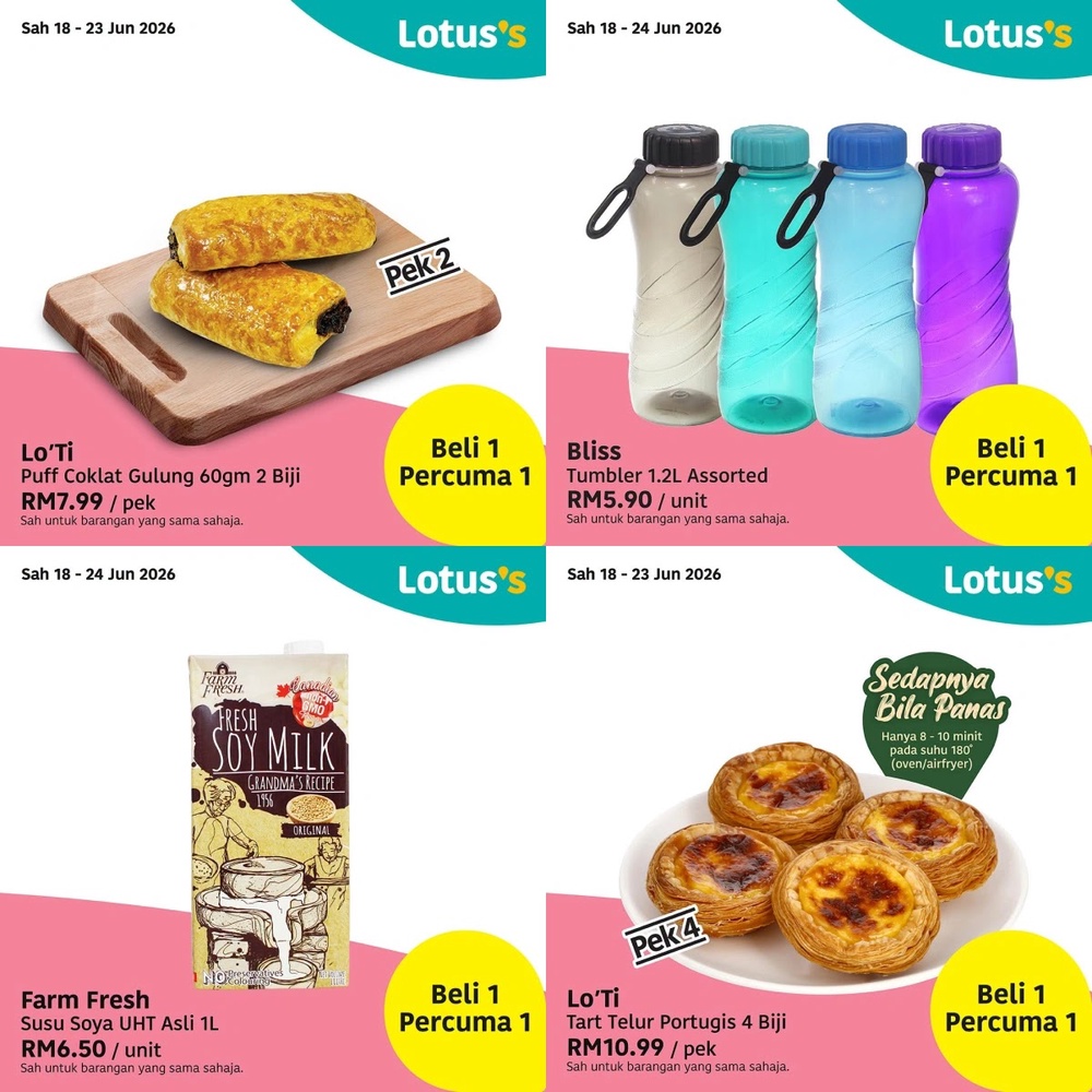Image from: Lotus's推出Buy 1 Free 1