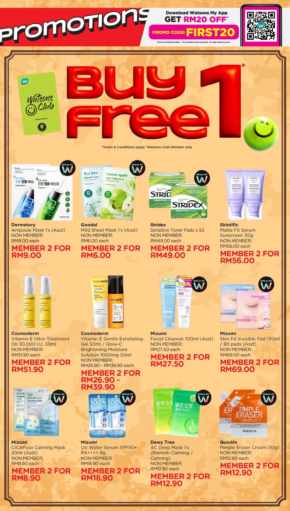 Image from: Watsons推出买一送一优惠，快来看看都有哪些商品参与促销