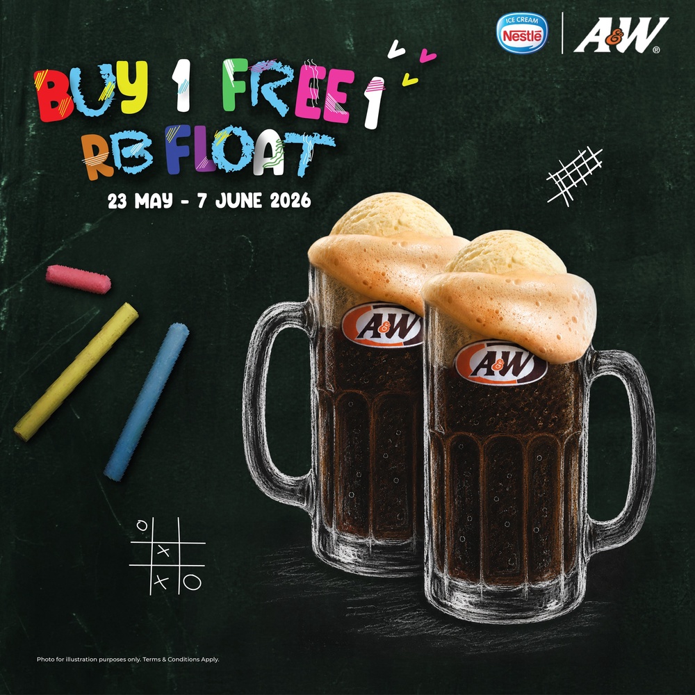 Image from: A&W推出RB Float Buy 1 Free 1