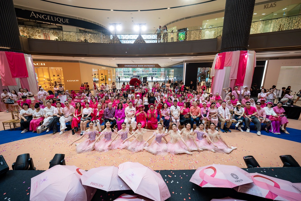 Pavilion Goes Pink 2026 breast cancer awareness activities and charity initiative at Pavilion Malls