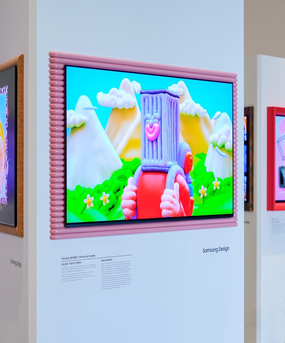 Italian artists' creative interpretations of Samsung products showcased at Seoul Design Week 2026