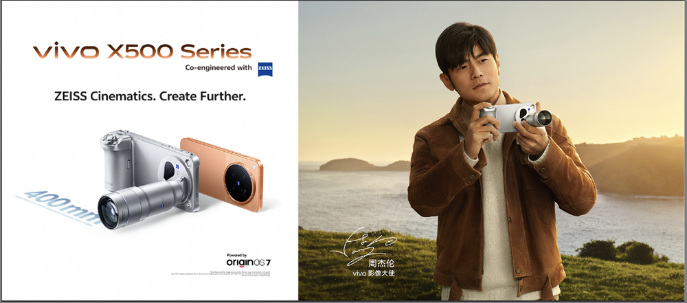 Jay Chou joins vivo as Imaging Ambassador for the vivo X500 Series Malaysia launch