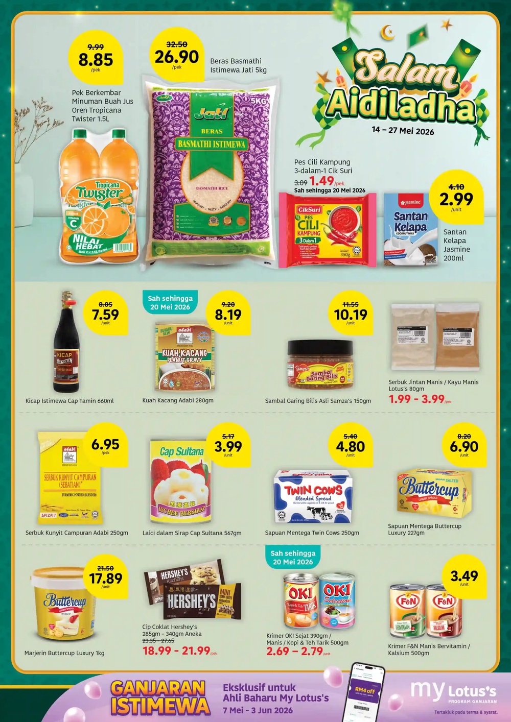 Image from: Lotus's推出Buy 1 Free 1，来看本周都有哪些商品有折扣