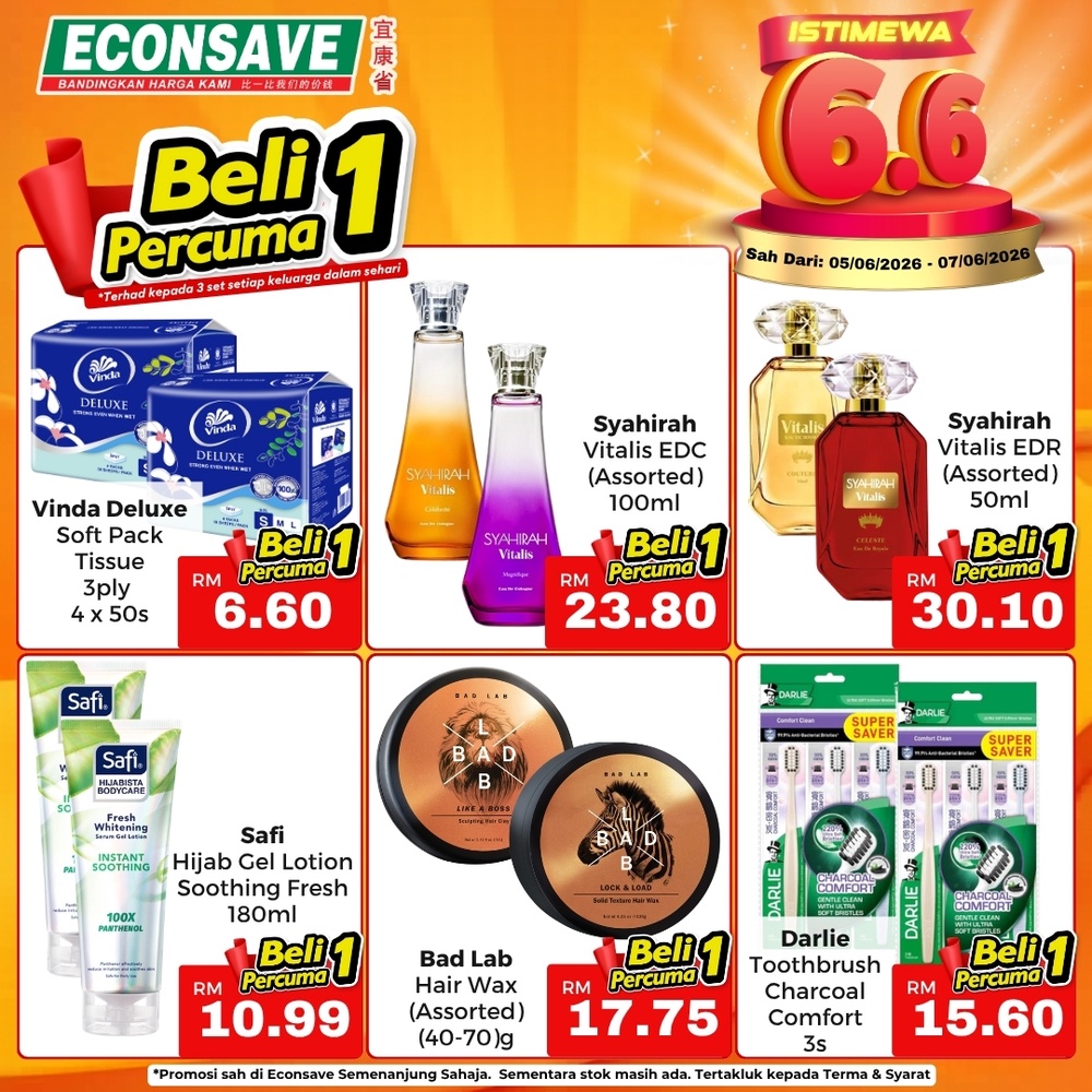 Image from: Econsave推出Buy 1 Free 1