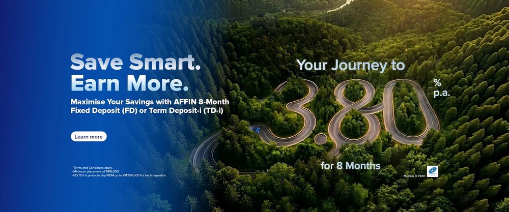 Image from: Affin Bank推出8个月的定期存款优惠