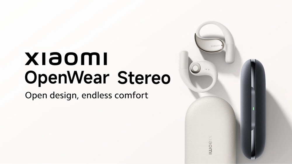 Xiaomi OpenWear Stereo, fon putik terbuka dengan anti-kebocoran bunyi