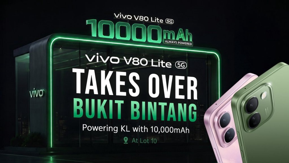 Image from: Vivo V80 Lite 5G cipta rekod dunia dengan bateri 10,000mAh, tempahan kini dibuka
