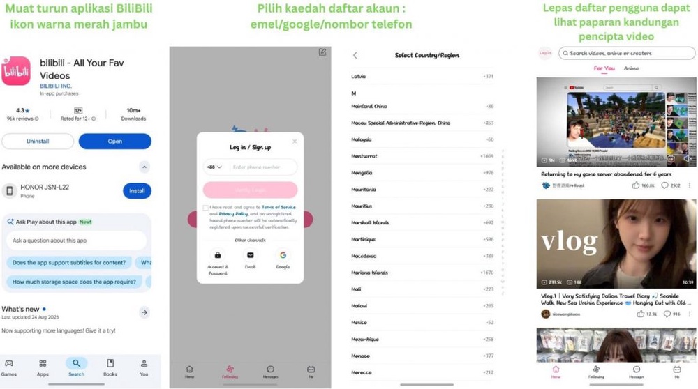 Image from: YouTube China: BiliBili bakal boleh muat turun di Apple App Store menjelang September