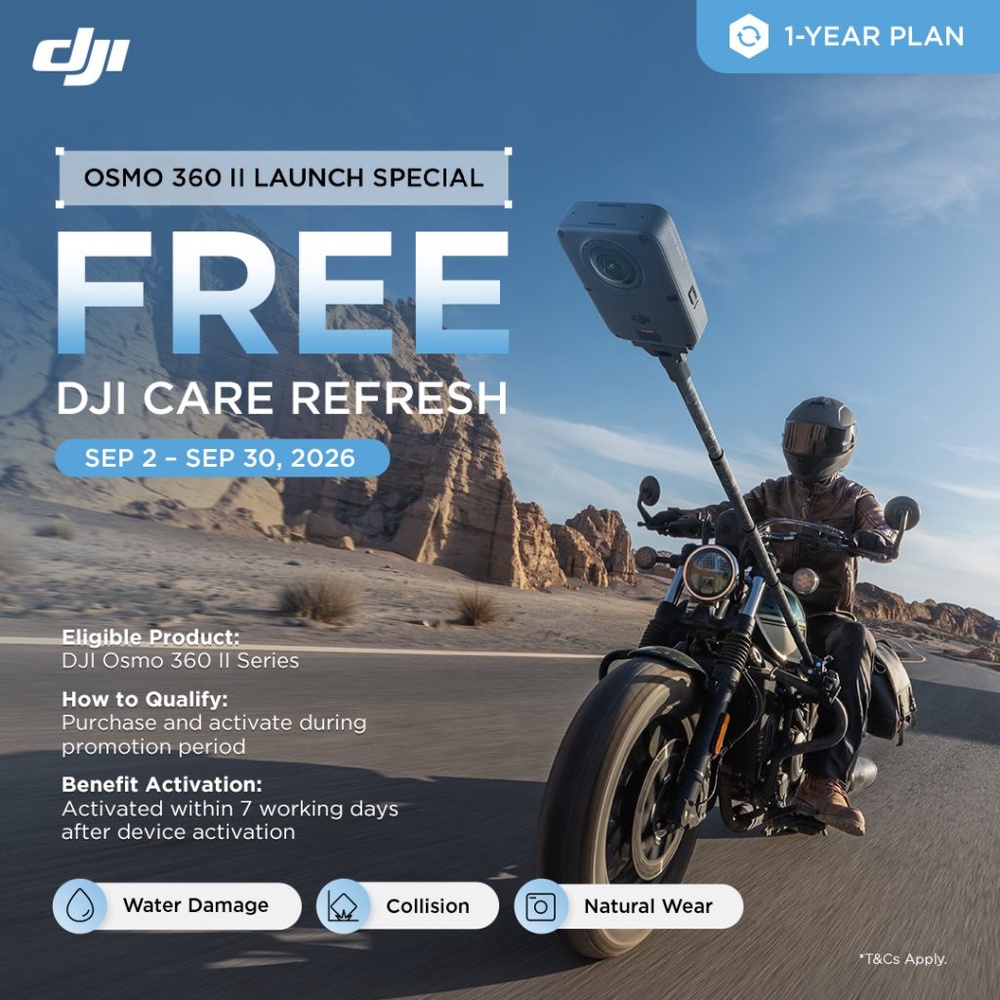 Image from: DJI Osmo 360 II dilancar, kini sokong rakaman 8K 60fps & ada lensa boleh tukar ganti