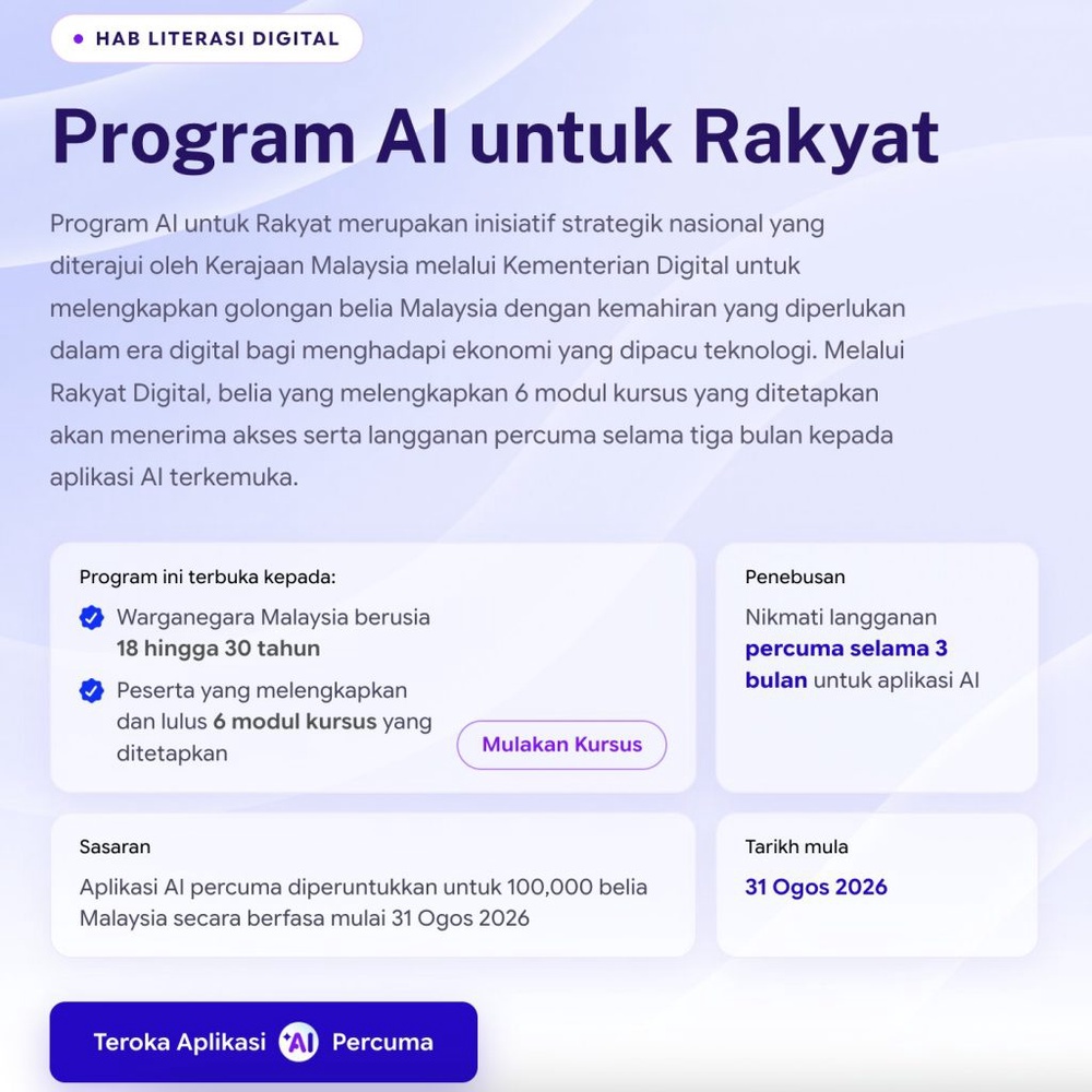 Image from: Belia Malaysia boleh tebus ILMUchat Pro percuma selama 3 bulan, ini caranya