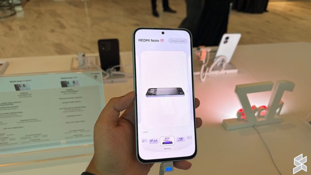 Image from: Redmi Note 17 5G & 4G Malaysia: Skrin besar 6.99″, bateri 7,700mAh, dari RM749