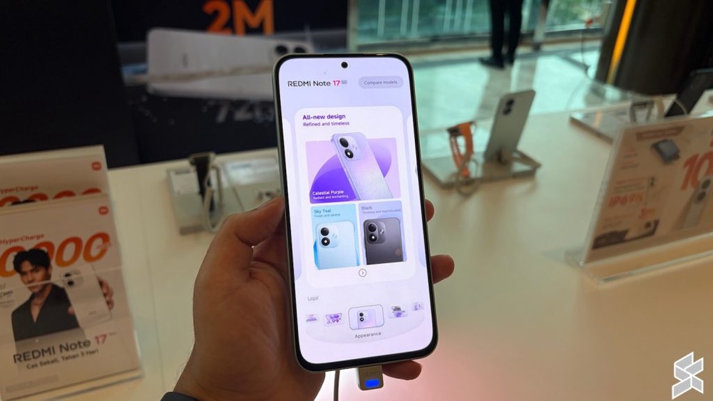 Image from: Redmi Note 17 5G & 4G Malaysia: Skrin besar 6.99″, bateri 7,700mAh, dari RM749