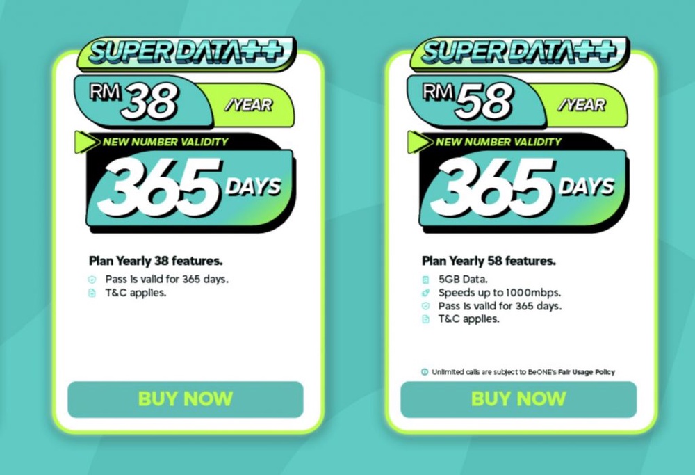 Image from: BeONE Mobile dilancar, telco MVNO dikuasakan Maxis dengan pelan 150GB dari RM25