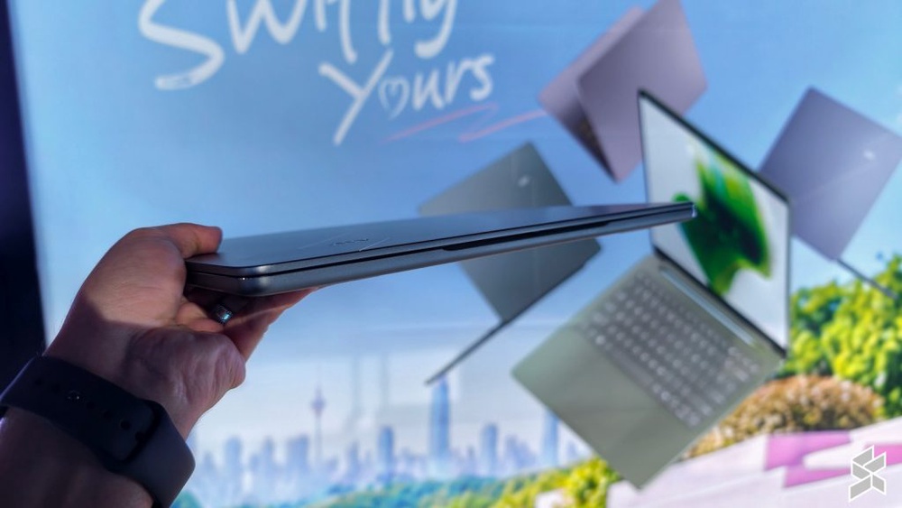 Image from: Acer Swift Air 14, laptop ultra ringan berkuasa Intel Core 7 350 tiba di Malaysia