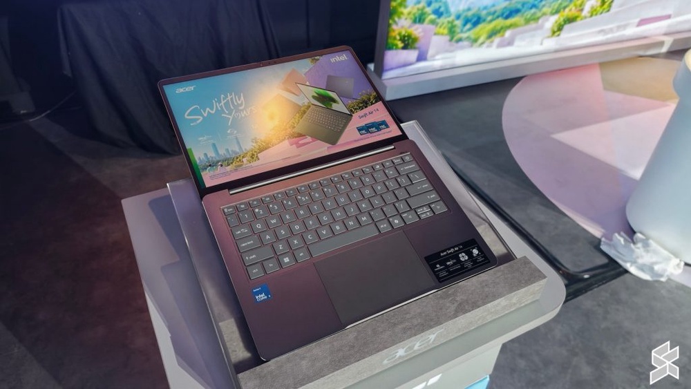 Image from: Acer Swift Air 14, laptop ultra ringan berkuasa Intel Core 7 350 tiba di Malaysia