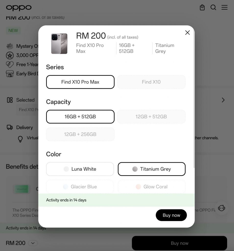 Image from: Siri Oppo Find X10 bakal dilancar di Malaysia 22 Oktober, tempahan awal kini dibuka