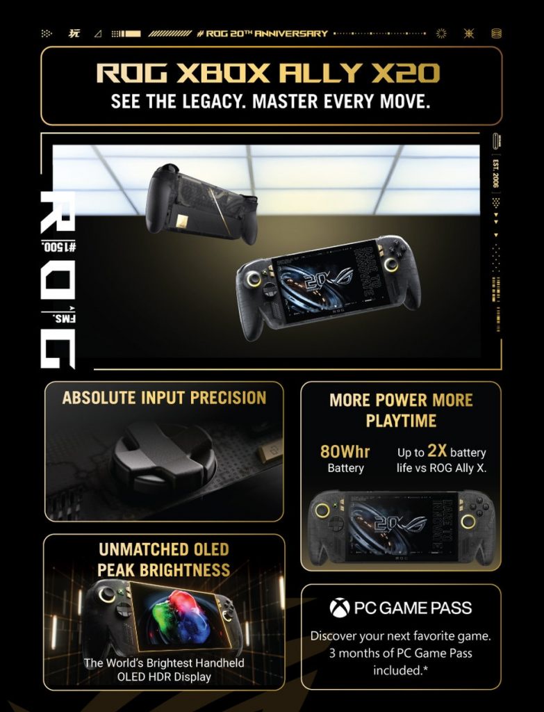 Image from: Harga ROG Xbox Ally X20 Bundle diumum pada RM10,999, hanya 30 unit di Malaysia