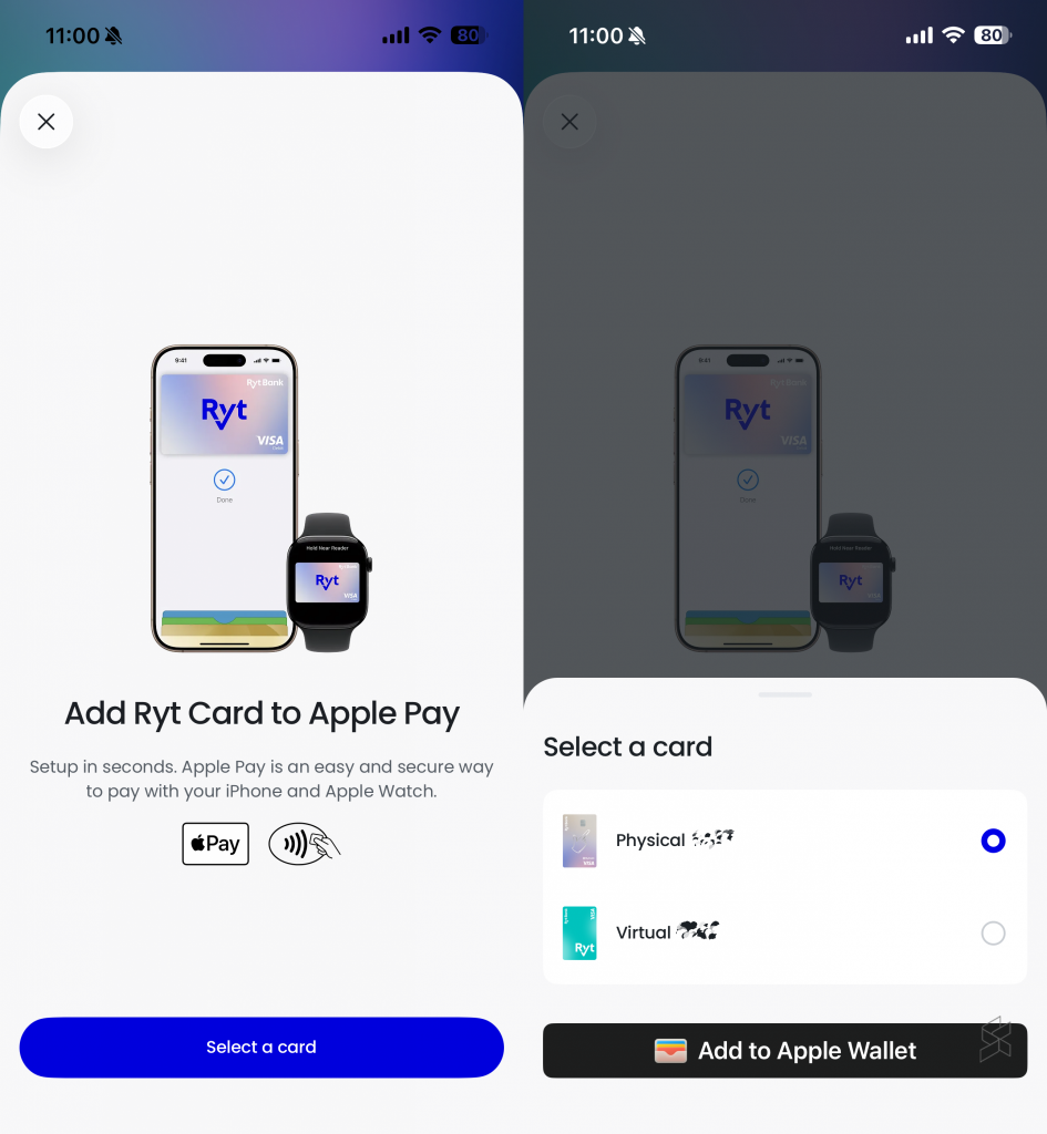 Image from: Ryt Bank kini menyokong Apple Pay, ini cara tambah Ryt Card ke iPhone anda