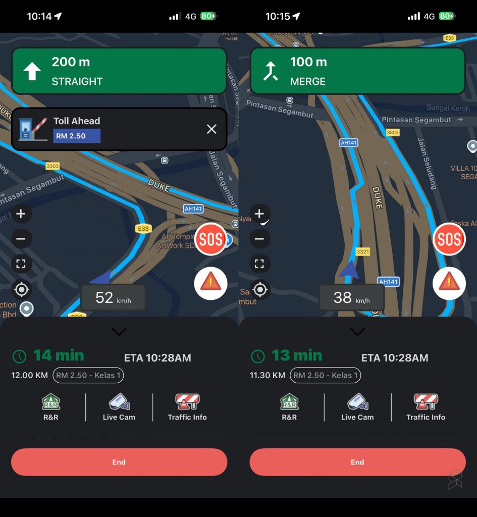 Image from: Cuba Tuju, aplikasi navigasi disyorkan kerajaan, belum cukup baik gantikan Waze?