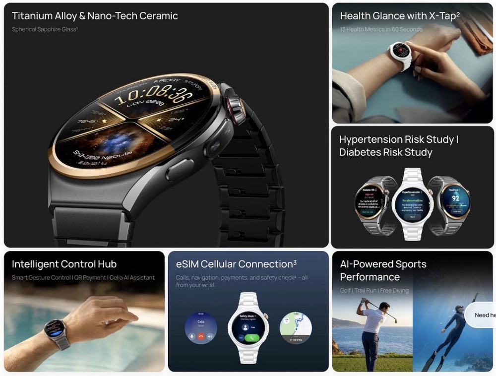 Image from: Siri Huawei Watch 6 tiba di Malaysia 3 November ini, tempahan awal kini dibuka