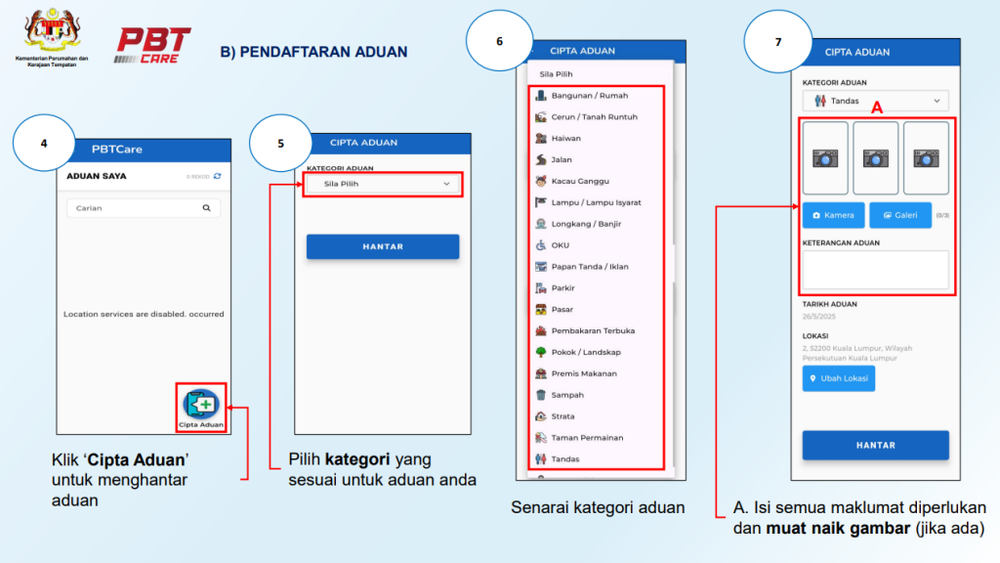 Image from: PBTCare: Platform aduan perkhidmatan pembandaran dekatkan PBT & rakyat