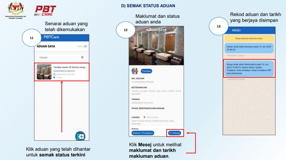 Image from: PBTCare: Platform aduan perkhidmatan pembandaran dekatkan PBT & rakyat