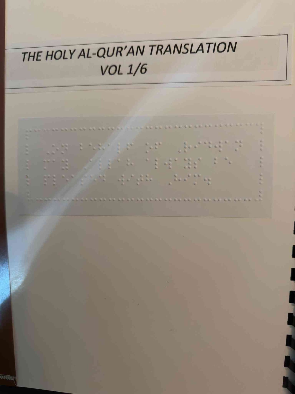 Image from: “Solat Pertama Saya..” – Baru Peluk Islam, OKU Penglihatan Sebak Terima Al-Quran Braille