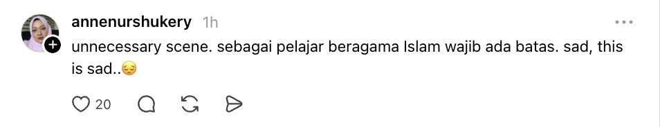 Image from: “Dah Tak Malu Ke? Melampau!” – Babak Atas Katil Pementasan Teater Universiti Terkemuka Dikecam