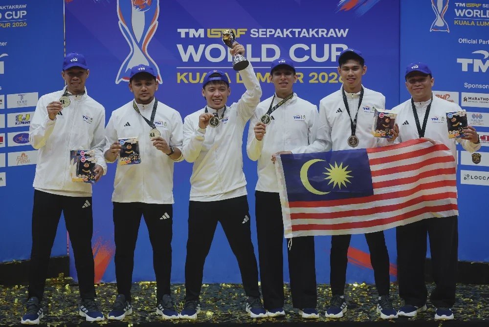 Image from: Raja Kuadran! Malaysia Tundukkan India, Julang Piala Dunia Sepak Takraw 2026