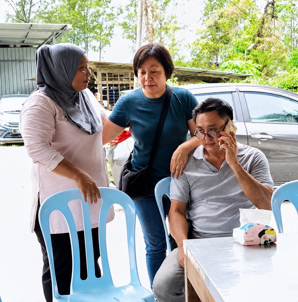 Image from: Bapa cuba panggil, gerakkan badan anak -“Tapi kepalanya dah terputus berada di bawah..”