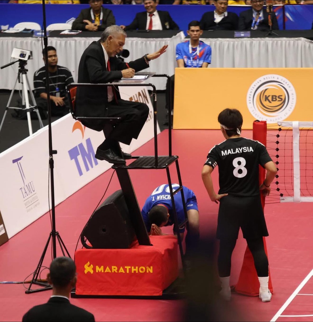 Image from: Piala Dunia Sepak Takraw: Bukan Salah Mana-Mana Pemain, Kami Hormat Keputusan – Penolong Pengurus Skuad Thailand