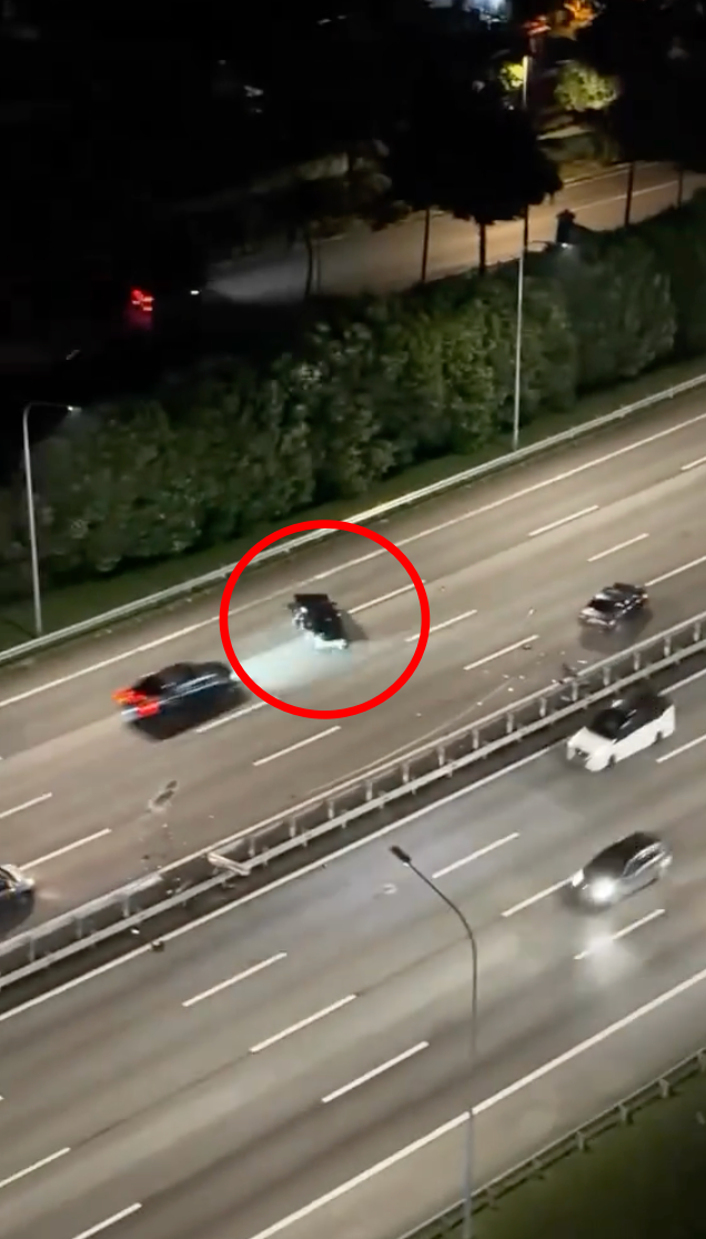 Image from: Pemandu Proton Inspira Ditahan, Cetus Kemalangan Tiga Kenderaan