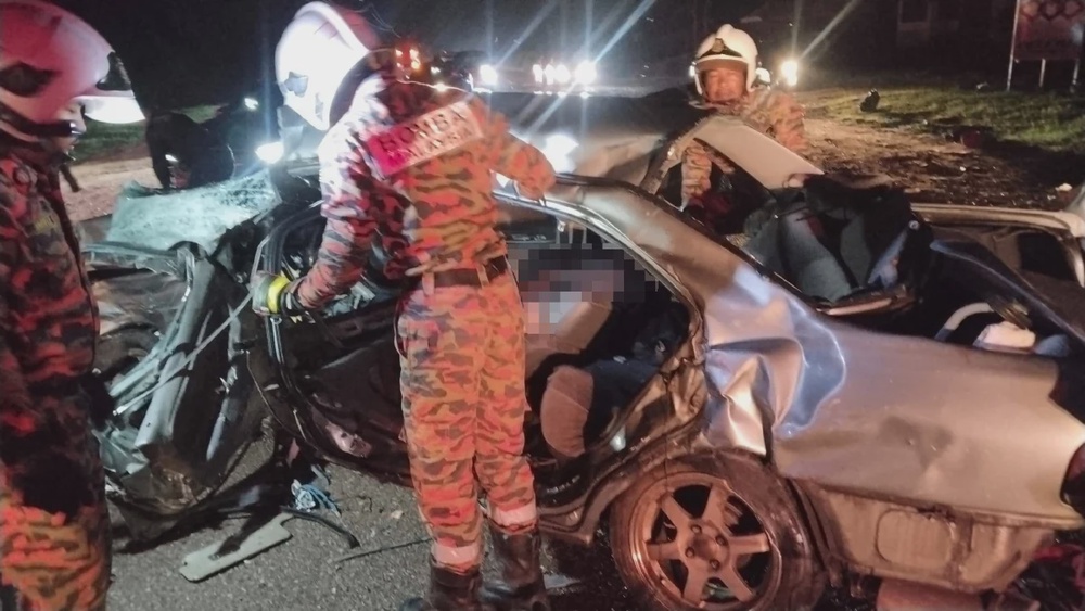 Image from: Hasrat Sambut Aidiladha Tak Kesampaian, Pegawai Polis & Isteri Maut Kemalangan Di Jalan Kuantan-Segamat