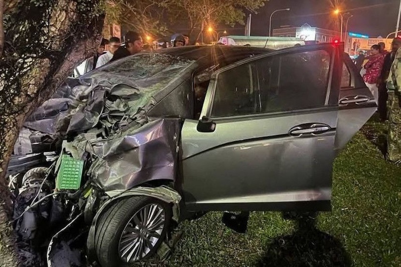 Image from: Tiga Maut: Ibu Mangsa Nahas Kecewa, Pemandu Honda Jazz Diarah Ke Henry Gurney