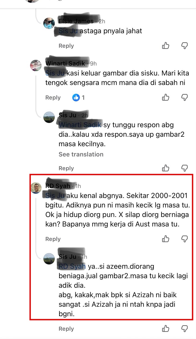 Image from: “Kami Sama-Sama Membesar Di Flat Sandakan” -Individu Dakwa Jiran Lama Aktivis Rohingya