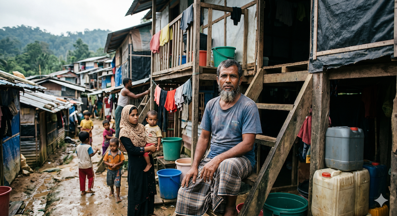 Image from: Warga Rohingya Sanggup Bayar RM25,000 Seorang Demi Masuk Malaysia