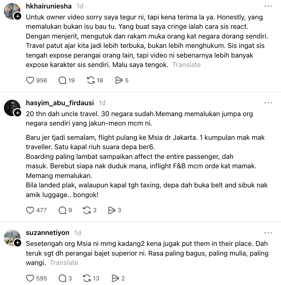 Image from: Jerit “Busuk, Tak Mandi” Di China, Gelagat Pelancong Disyaki Dari Malaysia Undang Kecaman