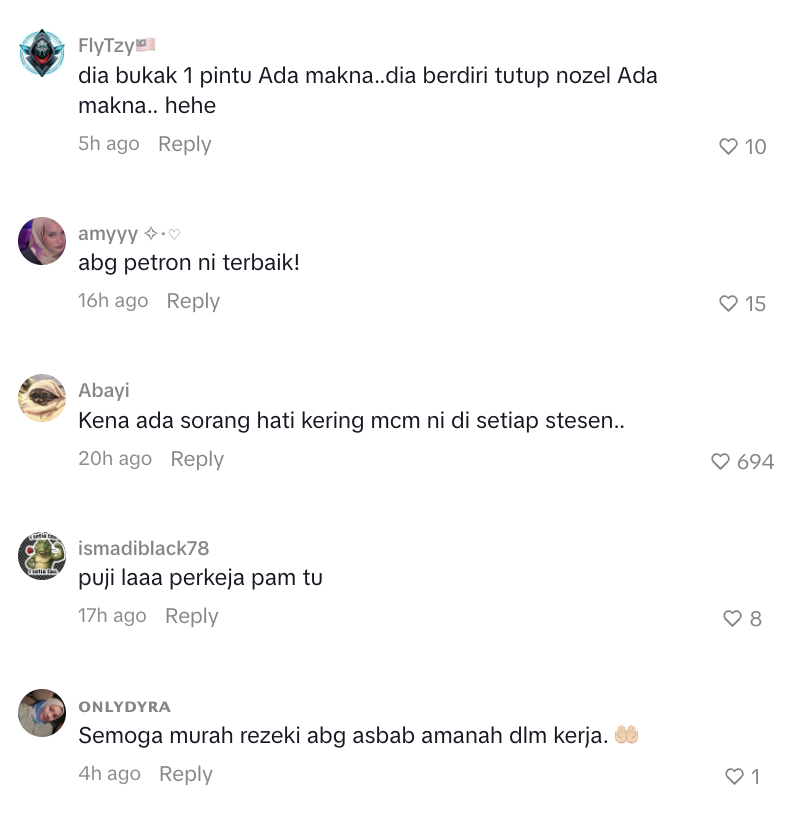Image from: Tindakan Pekerja Pam Minyak Dipuji, Halang Kereta Audi Plat Singapura Isi RON95