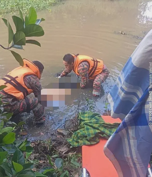 Image from: Selipar Jadi Petunjuk, Bekas ADUN Pengkalan Kundor Ditemukan Lemas Di Sungai