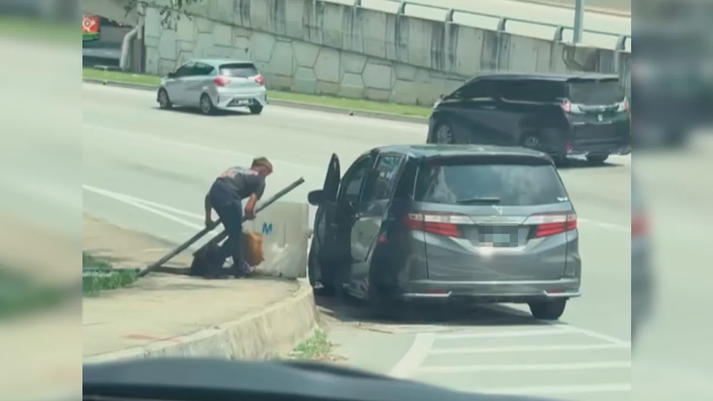 Image from: Tular Curi Kabel Di MRR2! Polis Buru Empat Suspek