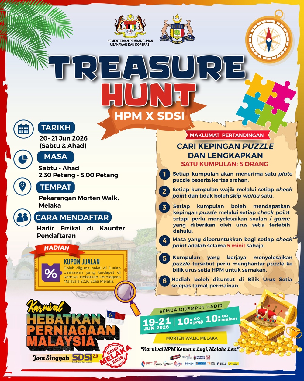 Image from: Bukan Sekadar Karnival, Ini Sebab KHPM Melaka Dijangka Tarik 50,000 Pengunjung Hujung Minggu Ini
