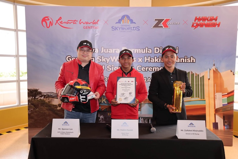 Image from: Hakim Danish Terbang Tinggi! Dilantik Duta Genting SkyWorlds, Bawa Inspirasi Anak Malaysia
