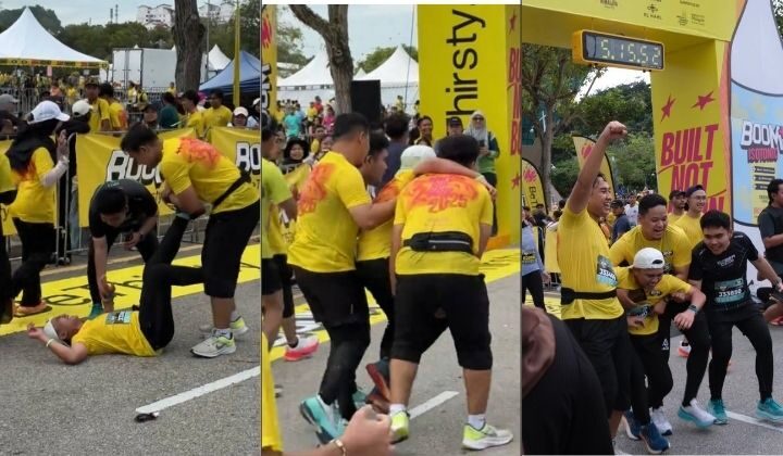 Larian Ramai Ramai Ramai Sebak Lihat 3 Peserta Larian Bantu Angkat Pelari ‘Cramp’, Siap ...