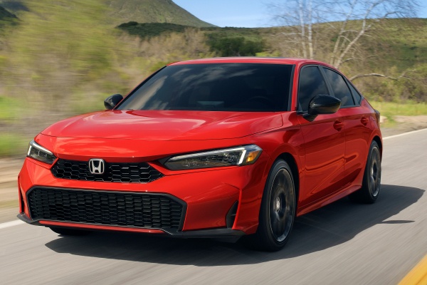 2025 (FE) Honda Civic facelift unveiled - USA now gets e:HEV hybrid ...